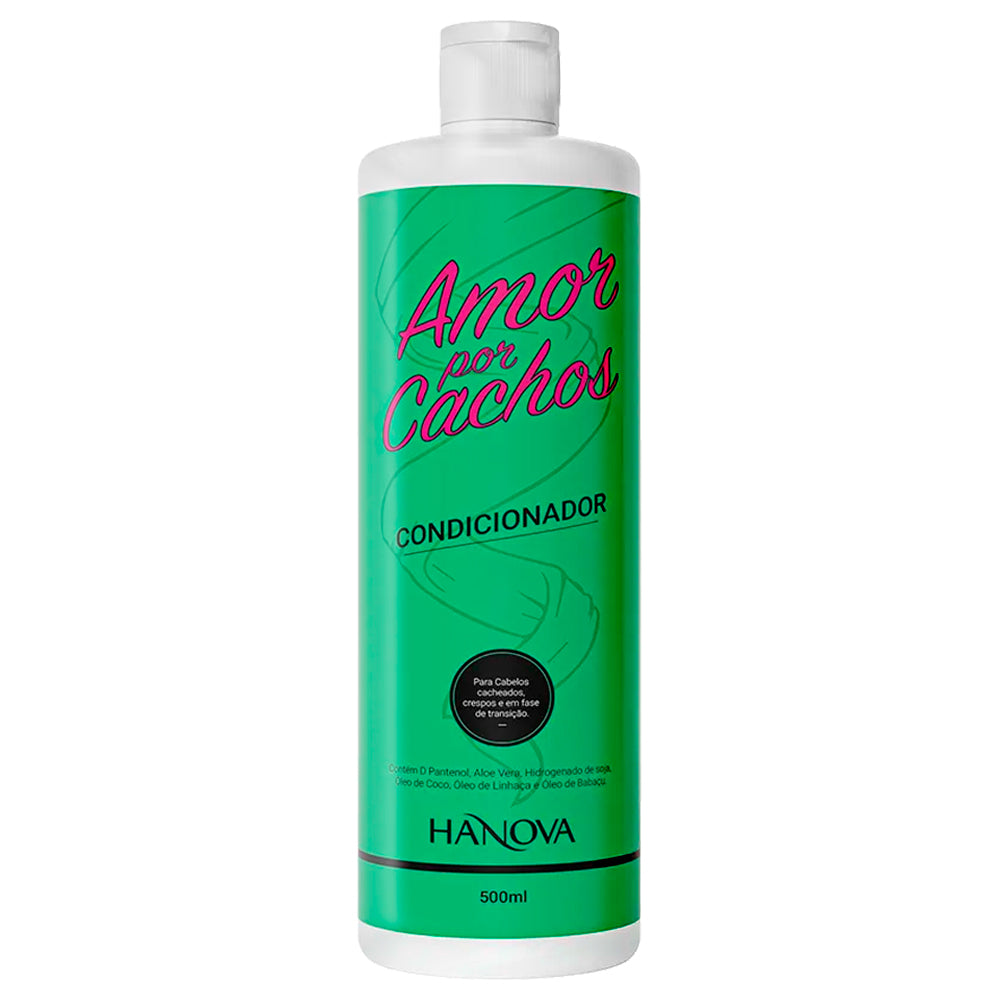 Kit Shampoo + Condicionador Amor Por Cachos Hanova 500ml