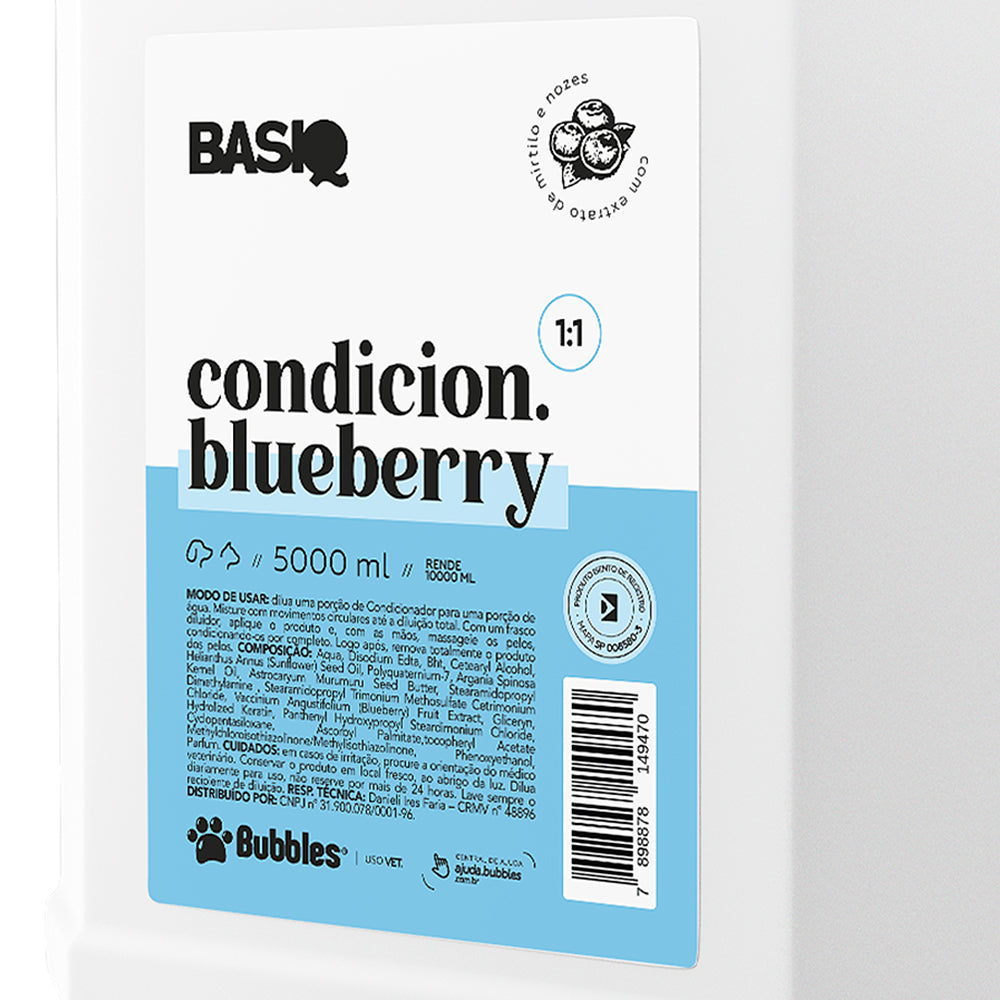 Condicionador Pet Blueberry Basiq Bubbles 5000ml