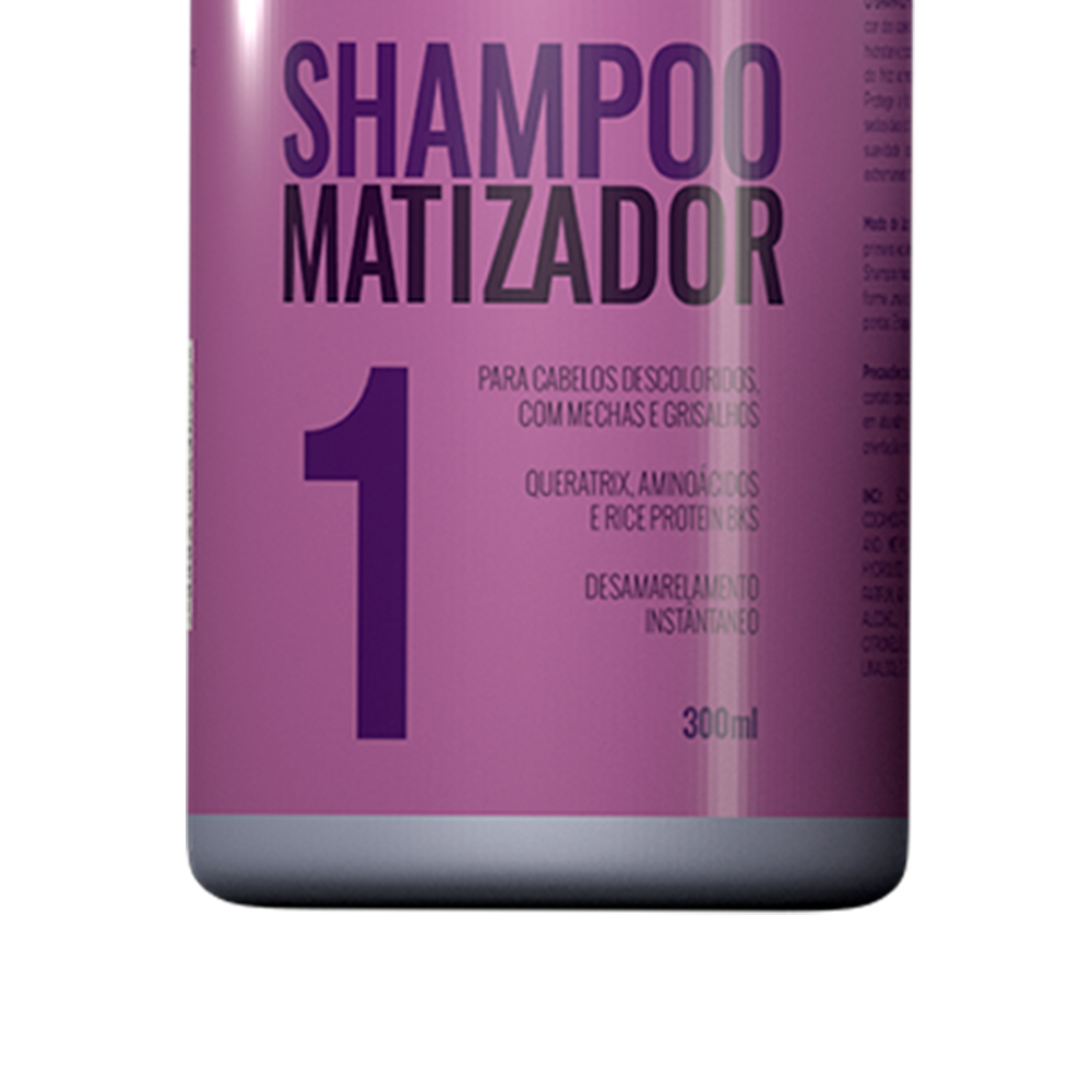 Kit Shampoo 300ml + Máscara Matizador Hanova 300g