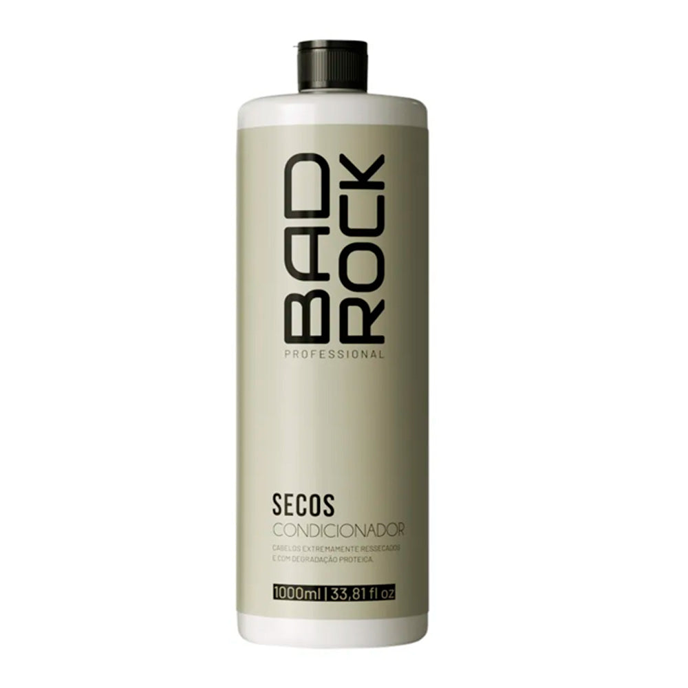 Kit Duo Shampoo + Condicionador Secos Bad Rock 1000ml