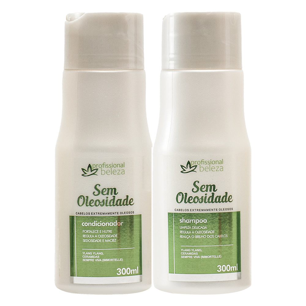 Shampoo + Condicionador Sem Oleosidade Profissional Beleza 300ml