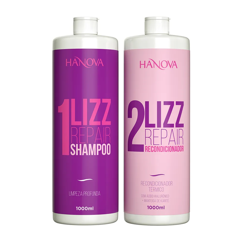 Escova Progressiva Orgânica Lizz Repair Hanova 1000ml