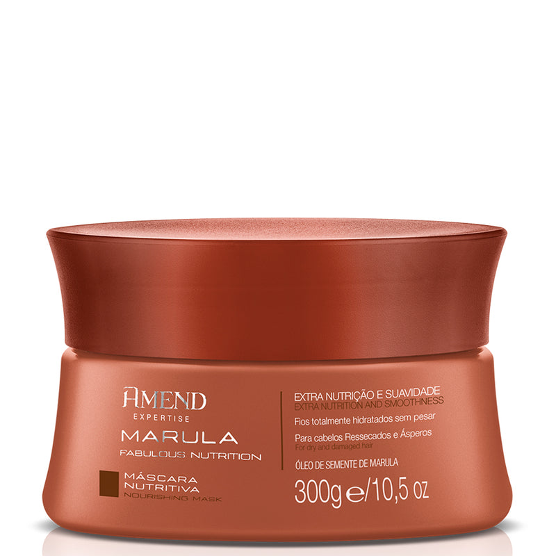 Kit Máscara + Creme Disciplinante Marula Fabulous Amend 180g