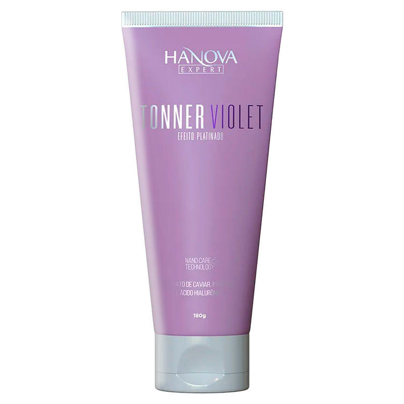 Matizador Tonner Violet Efeito Platinado Hanova Expert 180g