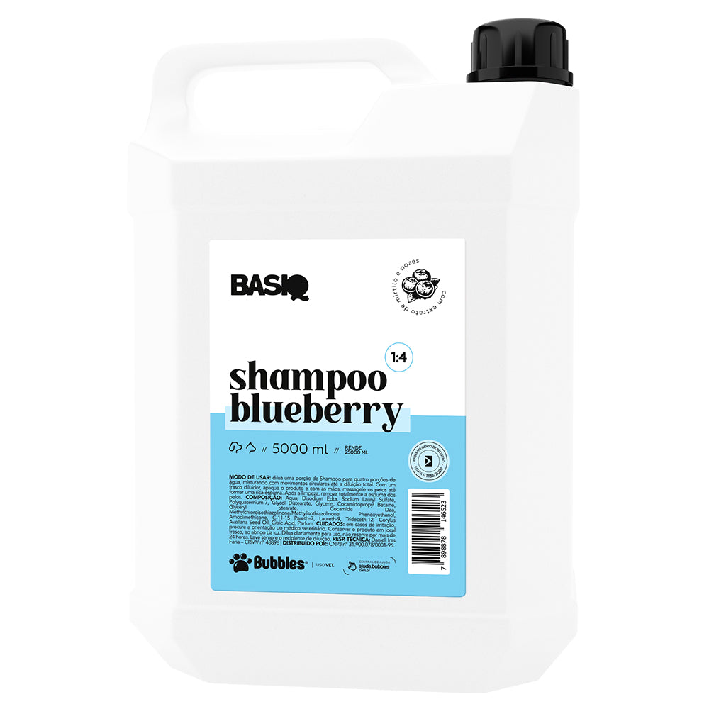 Kit Shampoo + Cond 5l + Colônia Pet Blueberry Bubbles 300ml