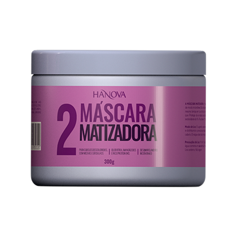 Kit Shampoo 300ml + Máscara Matizador Hanova 300g