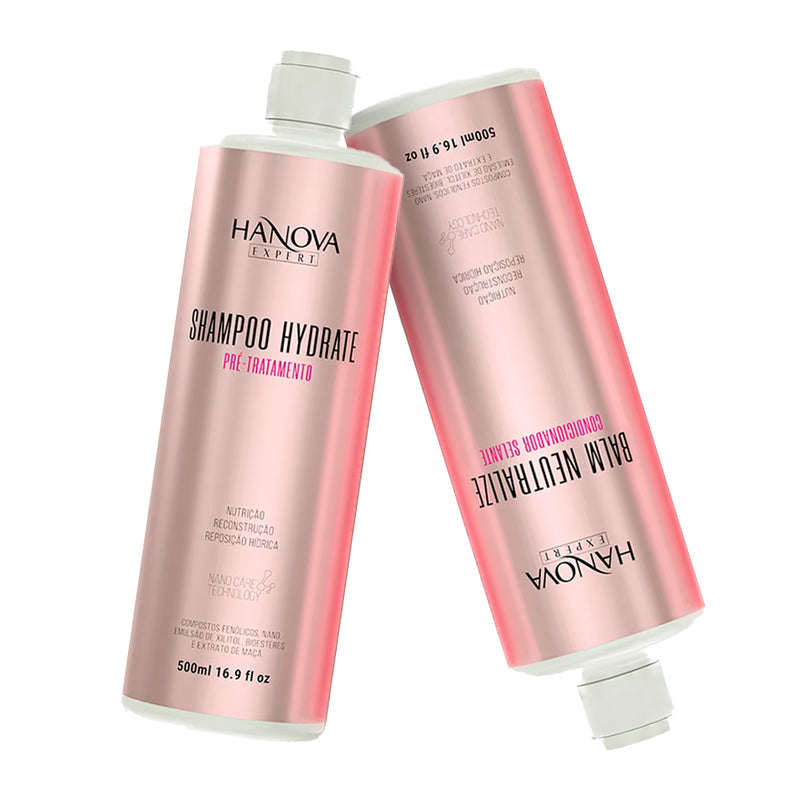 Kit Shampoo + Balm Condicionador Hanova Expert 500ml