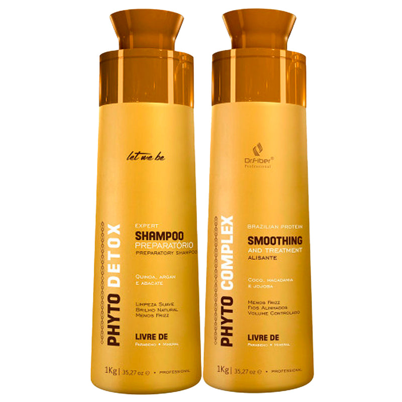 Kit Shampoo Detox + Alisante Phyto Complex Let Me Be 1000ml