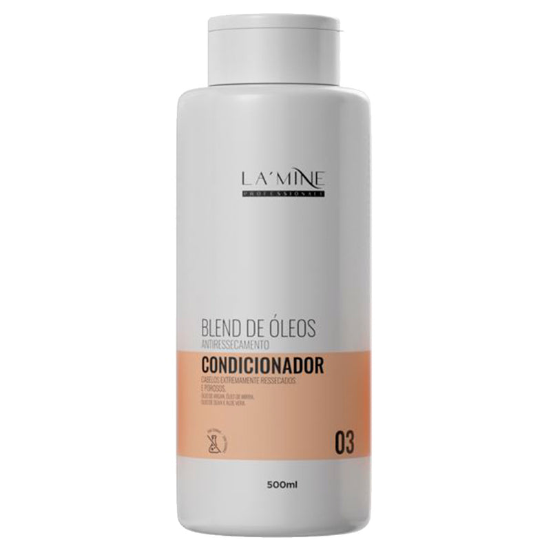 Kit Shampoo + Condicionador Blend de Óleos Lamine 500ml