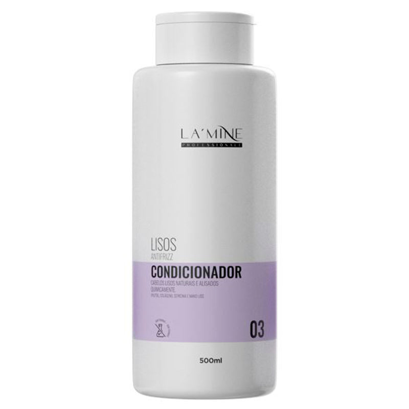 Kit Shampoo + Condicionador Lisos Lamine 500ml