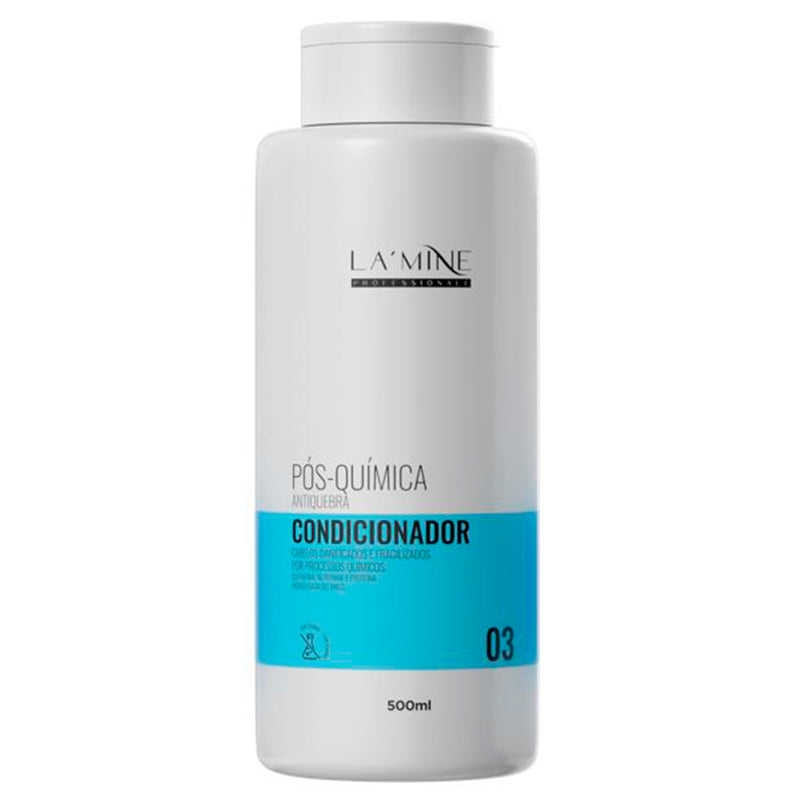 Kit Shampoo + Condicionador Pós Química Lamine 500ml