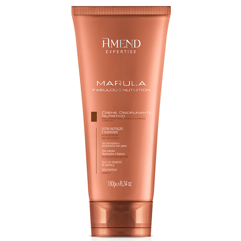 Kit Máscara + Creme Disciplinante Marula Fabulous Amend 180g