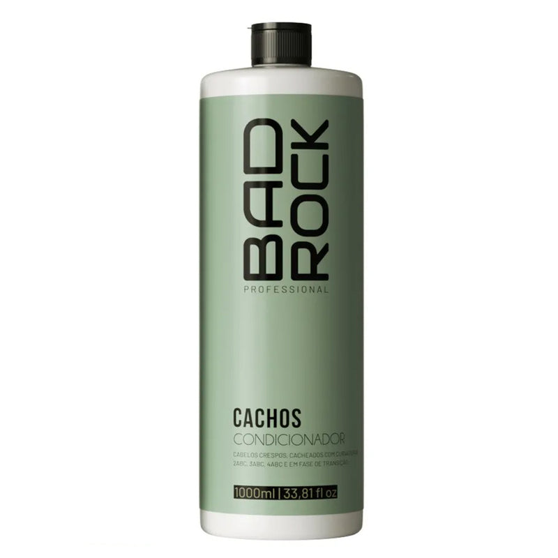 Kit Shampoo + Condicionador Cachos Bad Rock 1000ml