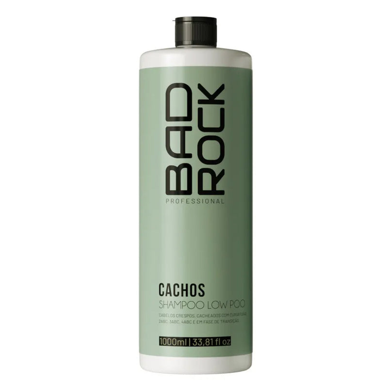 Kit Shampoo + Condicionador Cachos Bad Rock 1000ml