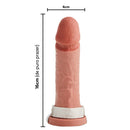 Prótese Peniana em PVC Hotflowers 16x4cm