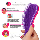 Escova Mágica Desembaraçar Cabelo Rosa Profissional Beleza