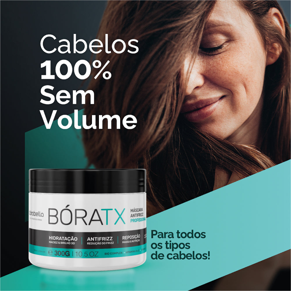 Btx Capilar Redução De Volume Boratox Borabella 300g