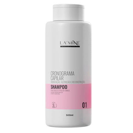 Kit Shampoo + Condicionador Cronograma Capilar Lamine 500ml