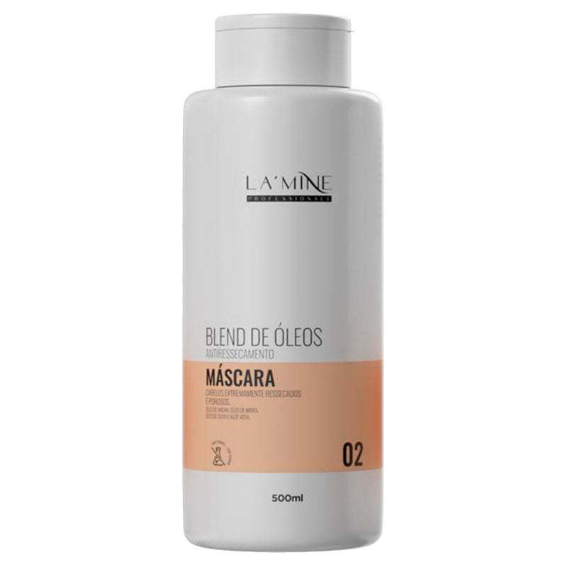 Máscara Blend De Óleos Antiressecamento Lamine 500ml