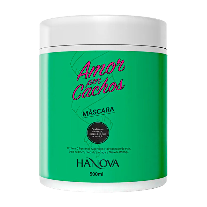 Máscara Capilar Amor Por Cachos Hanova 500ml
