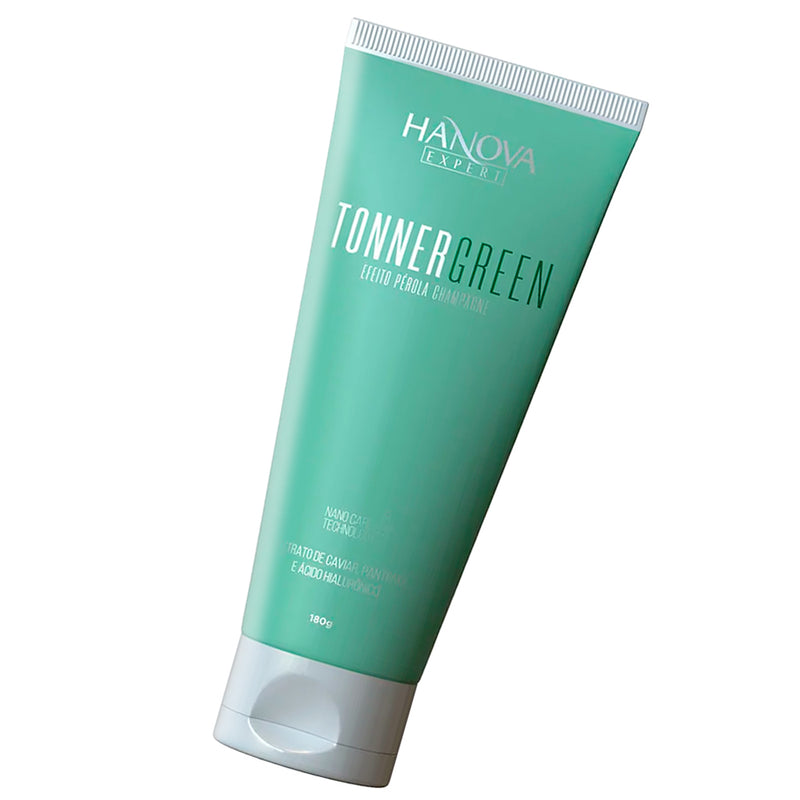 Matizador Tonner Green Pérola Champagne Hanova Expert 180g