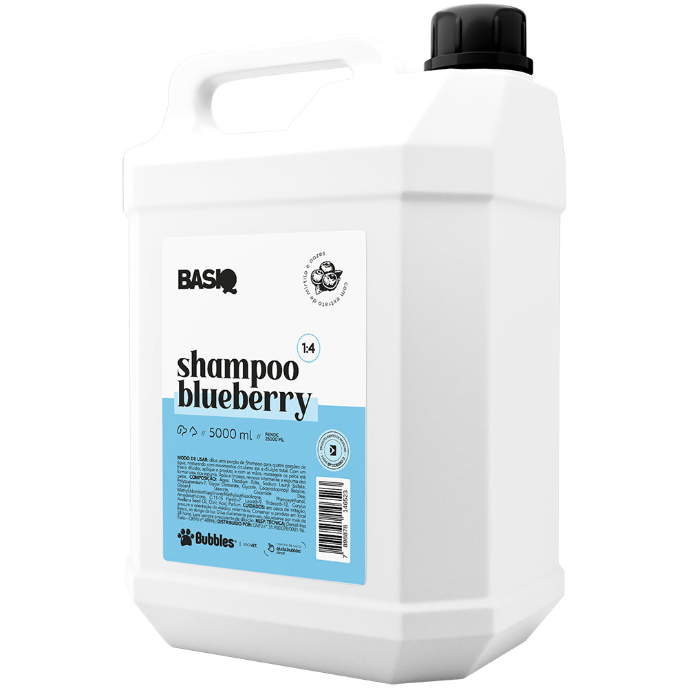 Shampoo Pet Blueberry Basiq Bubbles 5000ml