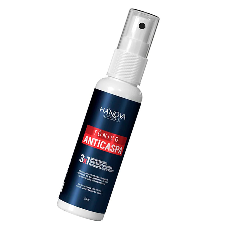 Tônico Capilar Anticaspa 3x1 Hanova Expert 50ml