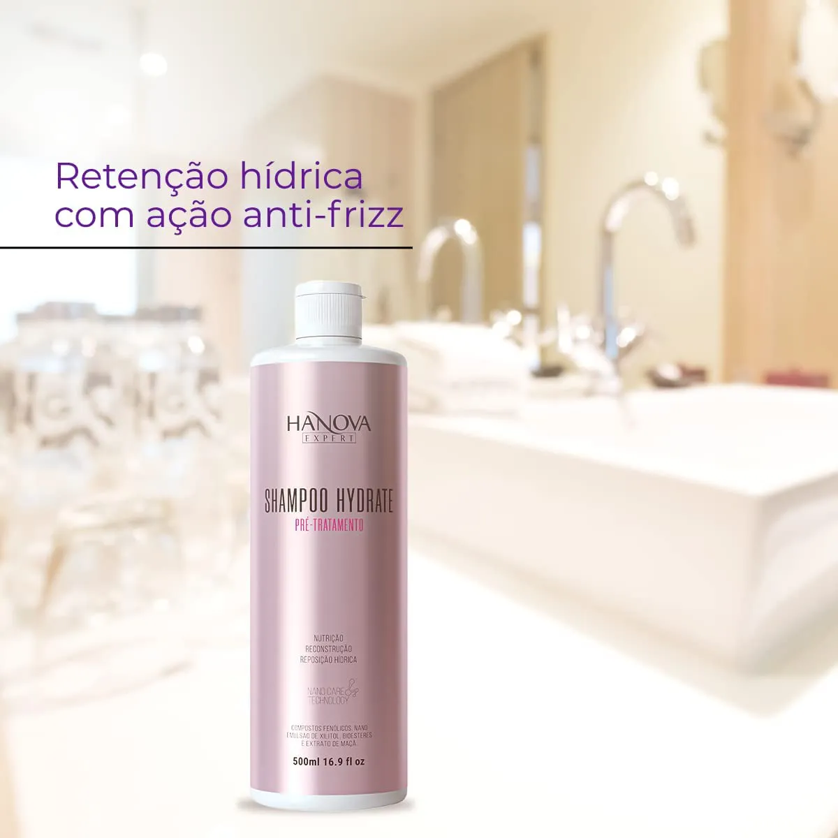 Shampoo Pré Tratamento Hydrate Hanova Expert 500ml