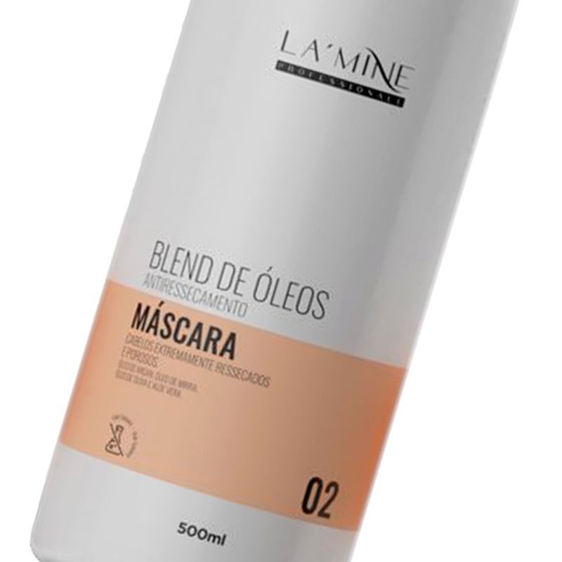 Máscara Blend De Óleos Antiressecamento Lamine 500ml