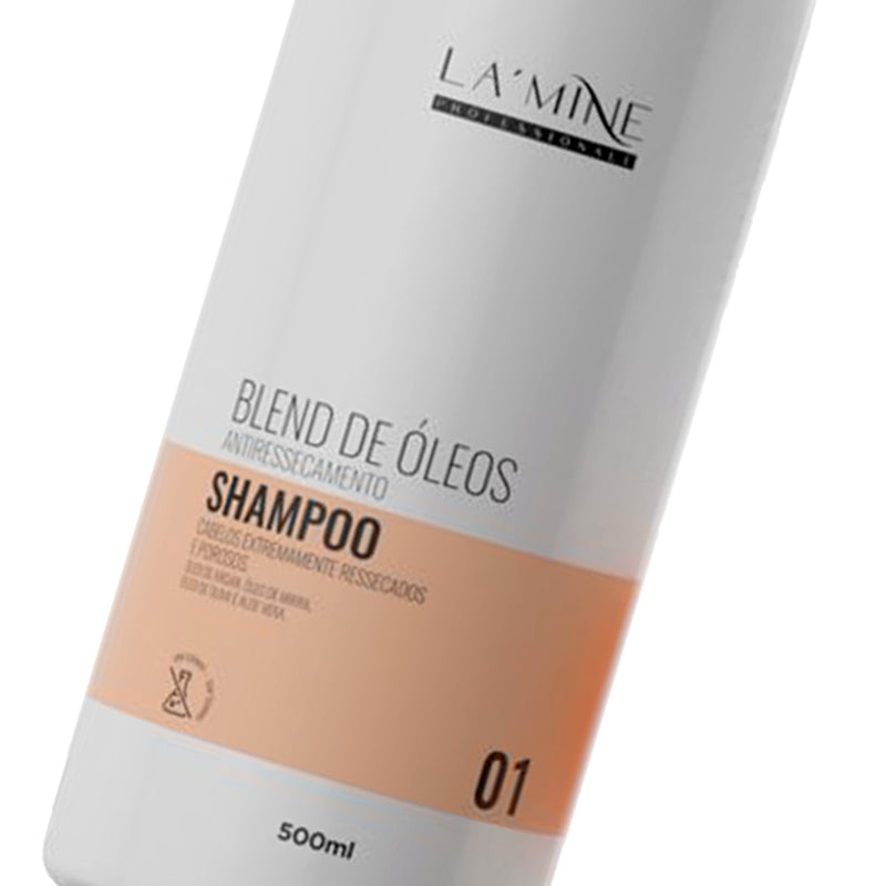 Shampoo Blend De Óleos Antiressecamento Lamine 500ml