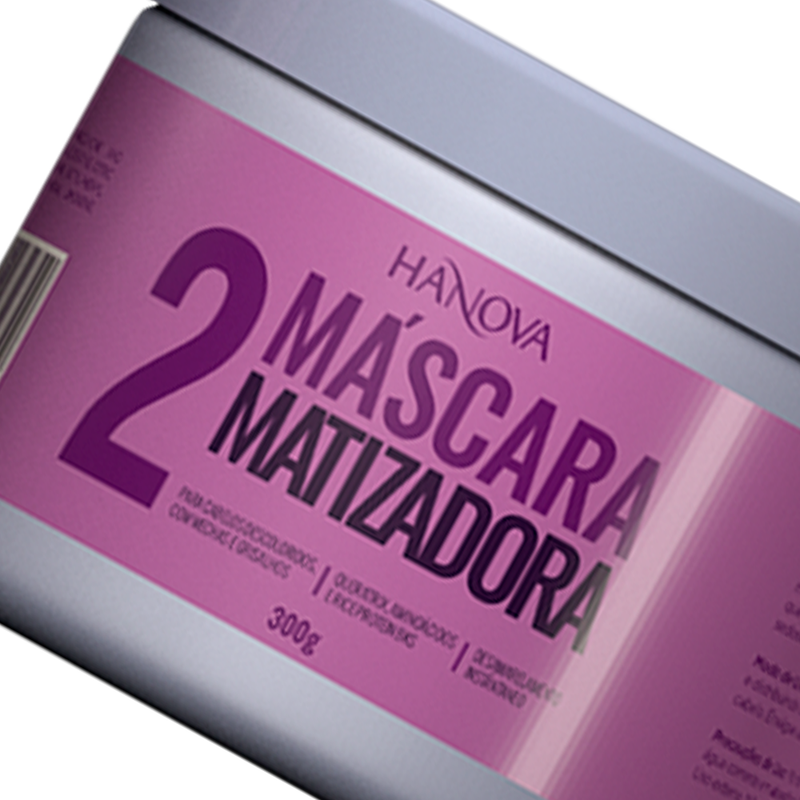 Kit Shampoo 300ml + Máscara Matizador Hanova 300g