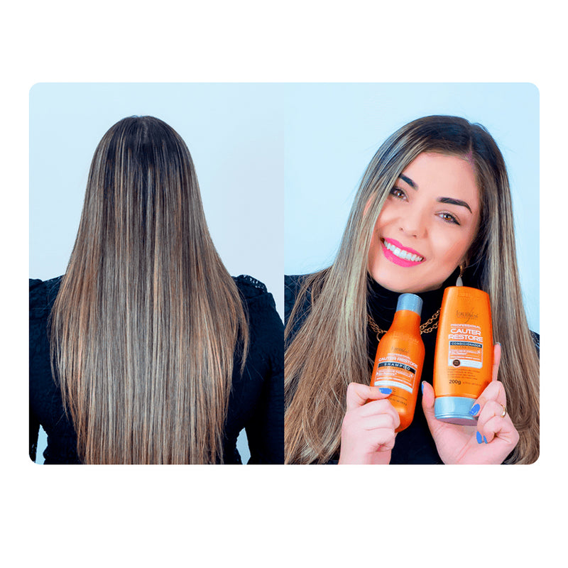 Kit Forever Liss Cauter Restore Shampoo + Condicionador 200g