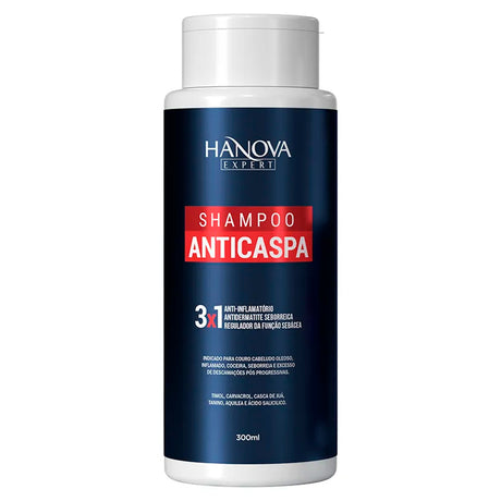 Kit Shampoo Anticaspa + Condicionador Antiqueda Hanova Expert 300ml