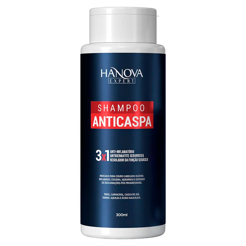 Shampoo Anticaspa 3x1 Hanova Expert 300ml