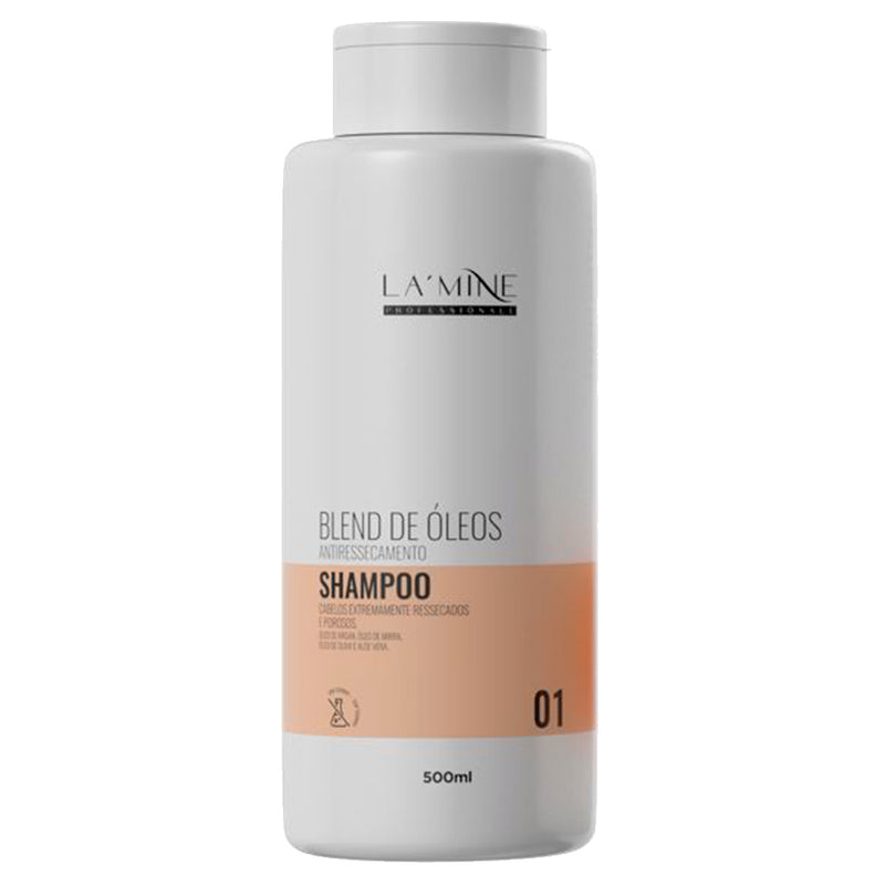 Kit Shampoo + Condicionador Blend de Óleos Lamine 500ml