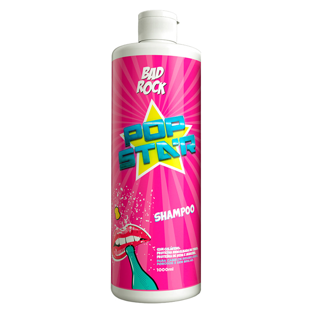 Kit Duo Shampoo + Condicionador Pop Star Bad Rock 1000ml