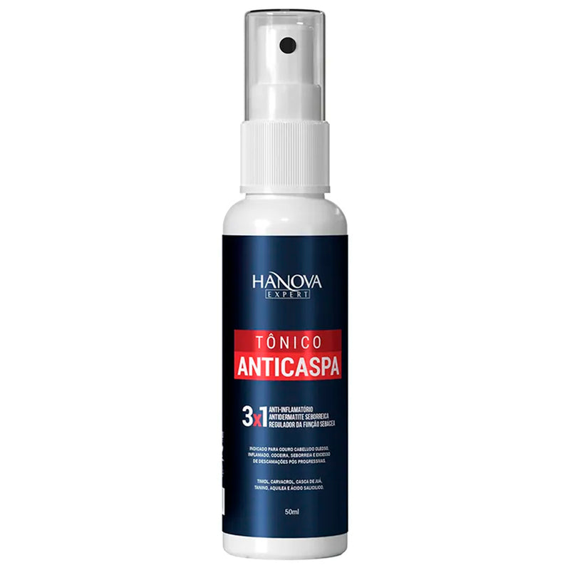 Kit Shampoo 300ml + Tônico Anticaspa Hanova Expert 50ml