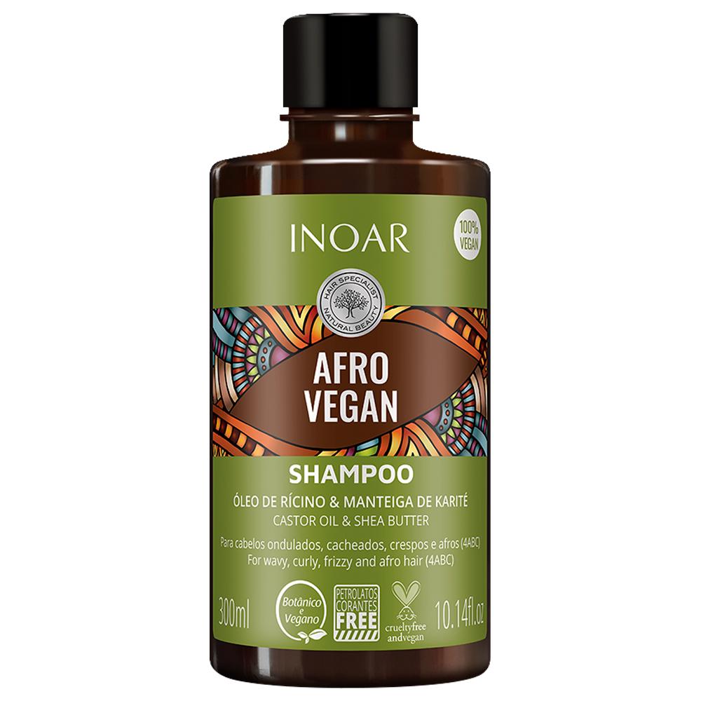 Shampoo Cachos Vegano Afro Vegan Inoar 300ml