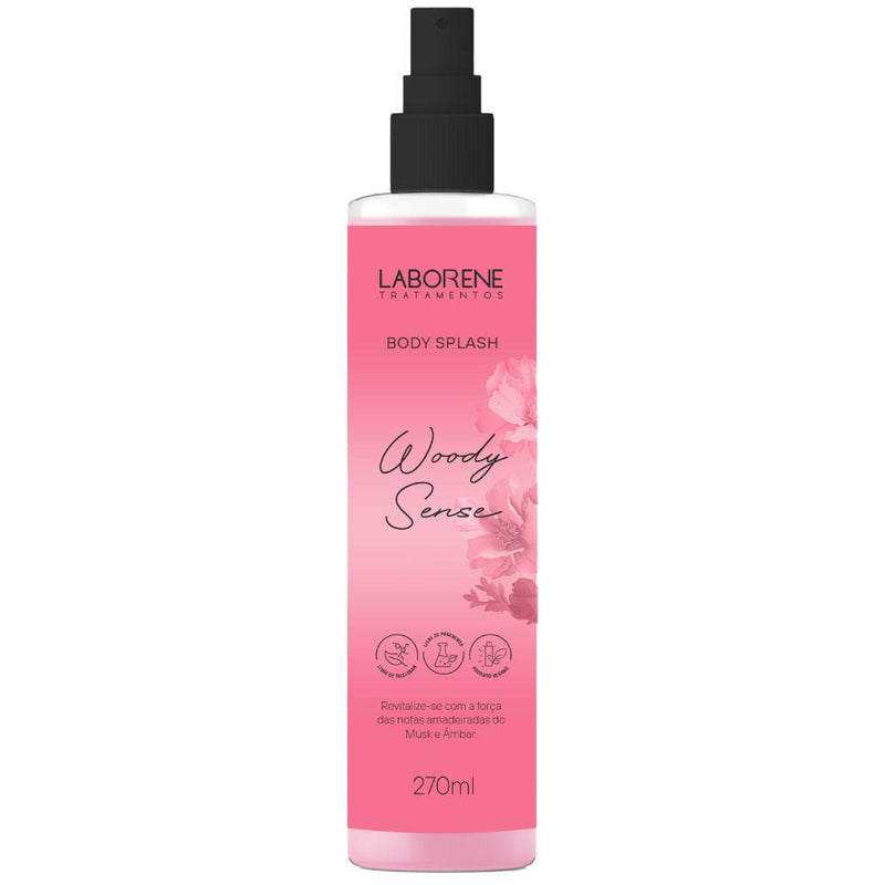 Body Splash Woody Sense Laborene Musk e Âmbar 270ml