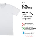 Camiseta Básica Plus Size Gola Redonda Branca G3 Ogochi