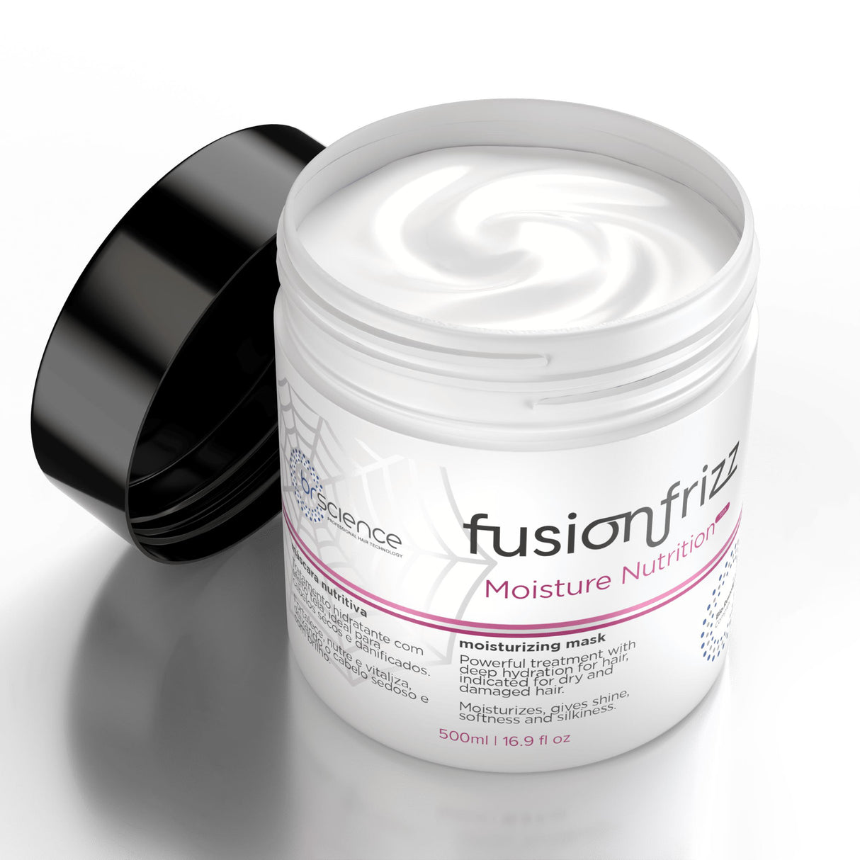 Brscience Máscara Fusionfrizz Moisture Nutrition Teia 500ml