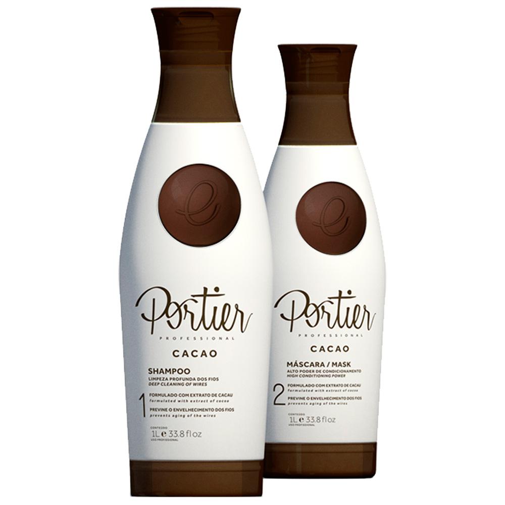 Escova Progressiva Portier Cacao 2x1000ml