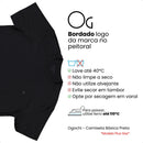 Camiseta Básica Plus Size Gola Redonda Preta G3 Ogochi