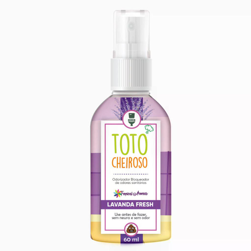 Odorizador Bloqueador de Odores Sanitário Lavanda Fresh Tropical Aromas 60ml