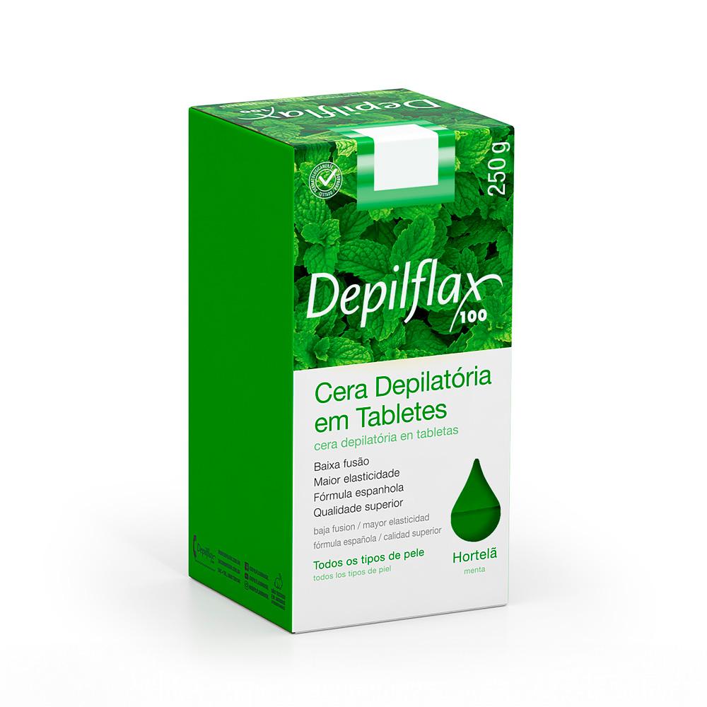 Cera Quente Depilatoria Hortela Depilflax 250g