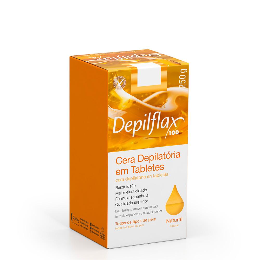 Cera Quente Depilatoria Natural Depilflax 250g