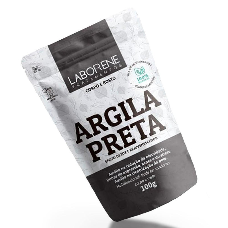 Sache Argila em Pó Preta Laborene 100g