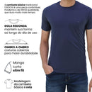 Camiseta Ogochi Básica Slim Fit Gola Redonda Azul G