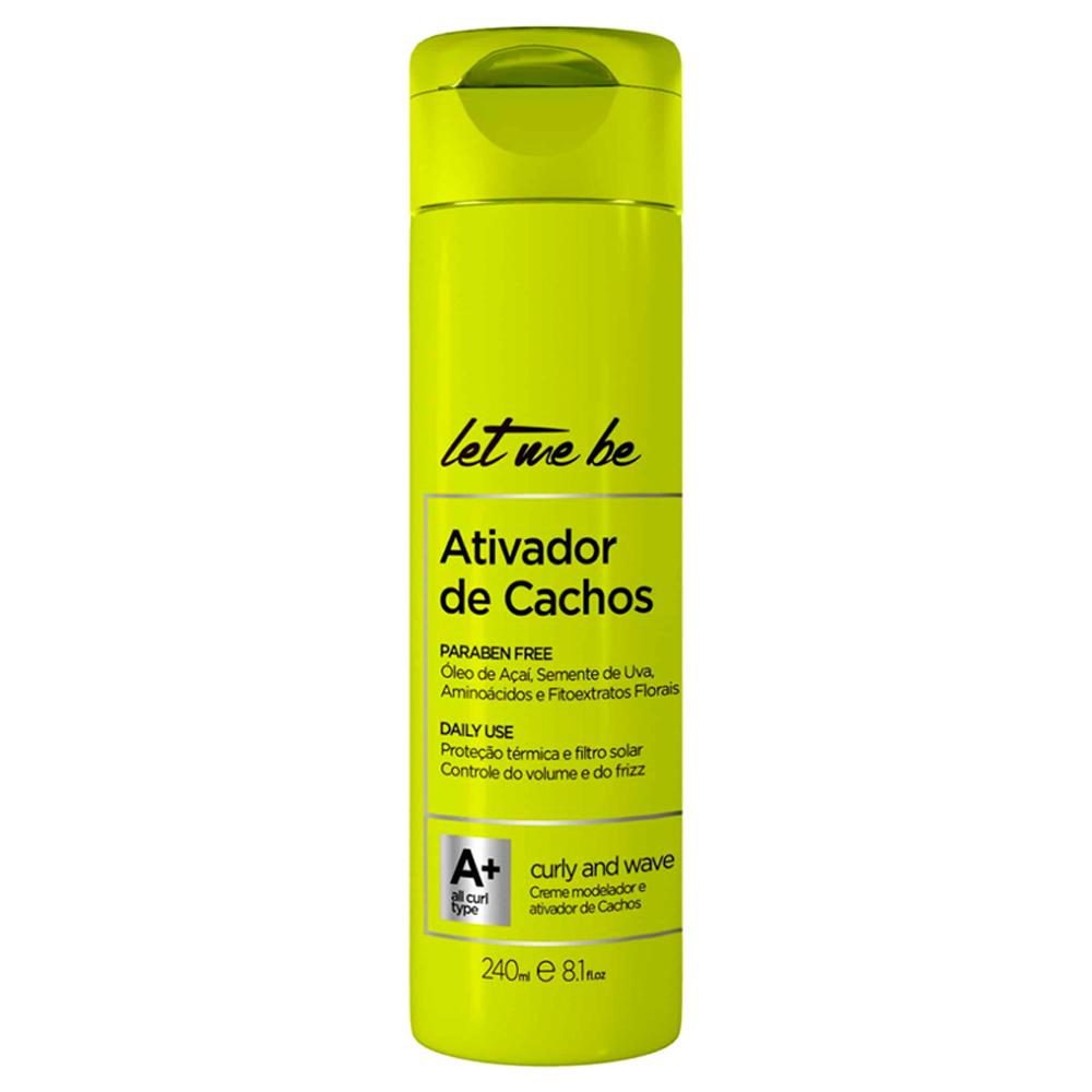 Ativador E Modelador Cachos Para Cacheadas Let Me Be 240ml