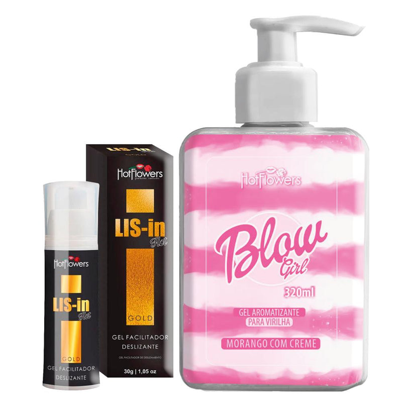 vKit Gel Beijável Blow Girl + Dessensibilizante Lis-in 30g